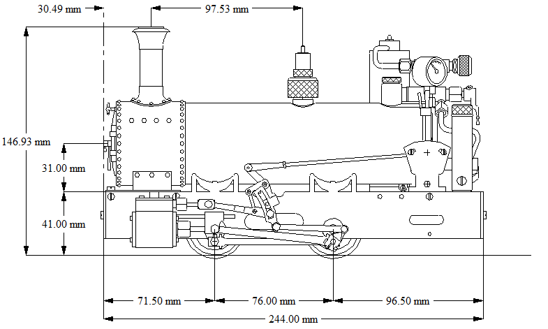 George/Katie chassis and boiler dimensions